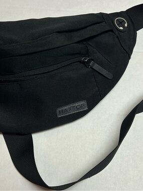MAXTOP Fanny Pack with 4 Zipper pockets, Crossbody Waist Bag